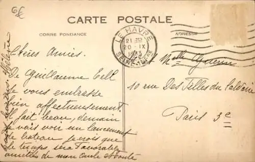 Ak Compagnie Générale Transatlantique, Schiff Ile de France