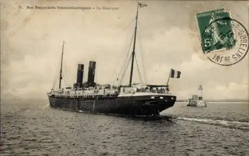 Ak Transatlantikschiffe Gascogne