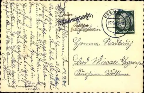 Ak Vier Hunde, Dackel, Terrier