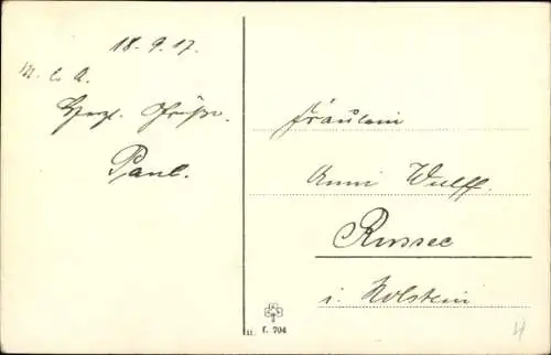 Ak Hessische Trachten, Frau mit Kindern