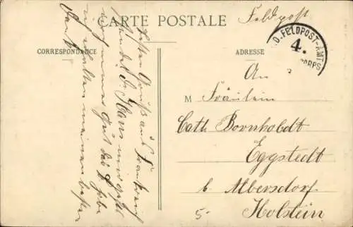 CPA L'Aéroplane Blériot en plein vol