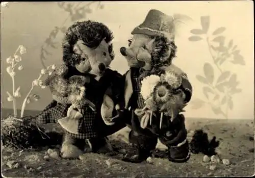 Ak Dresdner Künstlerpuppen, Curt Meissner, Igel