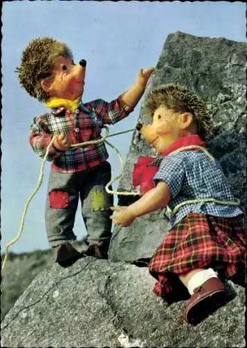 Ak Mecki der Igel, Bergsteigen