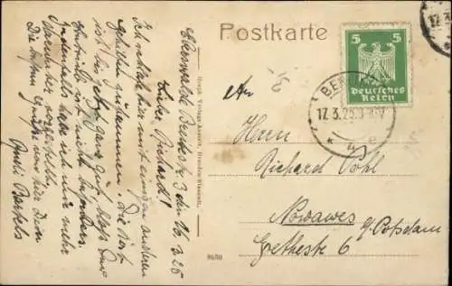 Ak Eberswalde in der Mark, Luther-Platz