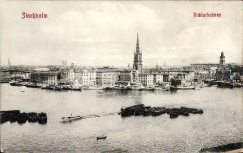 Ak Stockholm Schweden, Riddarholmen