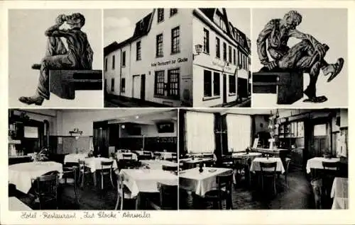 Ak Ahrweiler an der Ahr, Hotel Restaurant Zur Blocke, Innenansicht, Außenansicht, Küchenchef