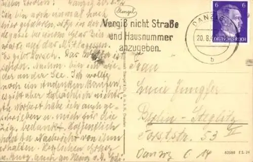 Ak Gdańsk Danzig, Langer Markt, Artushof, Kranter, Wappen von Danzig