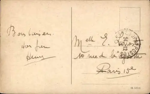 Judaika Ak Landau in der Pfalz, Reuterstraße, Litfaßsäule, Synagoge