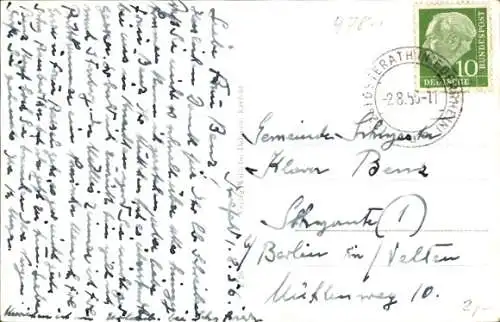 Ak Krefeld am Niederrhein, Bismarckplatz