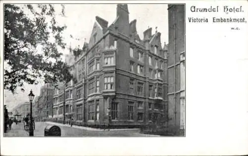 PC London City England, Arundel Hotel, Victoria Embankment