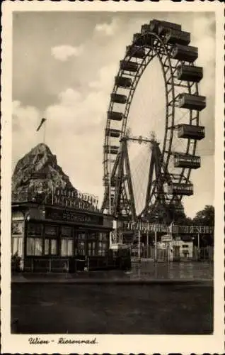 Ak Wien 1 Innere Stadt, Riesenrad, Prohaska, historische Fotografie, Wiener Panorama