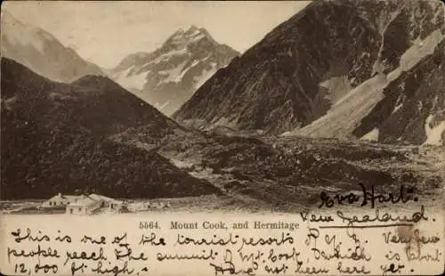 Ak Neuseeland, Mount Cook, Hermitage