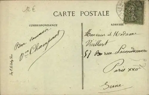 Ak Mer Loir et Cher, Boulevard de la Gare