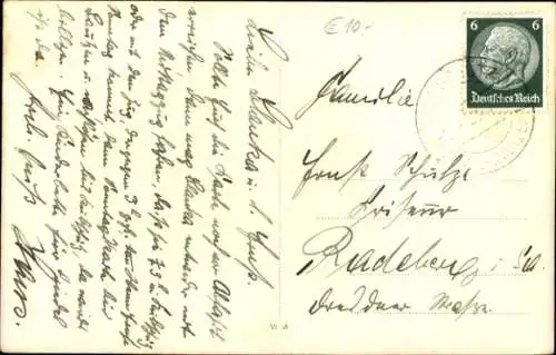 Foto Ak Kubschütz in Sachsen, Teilansicht