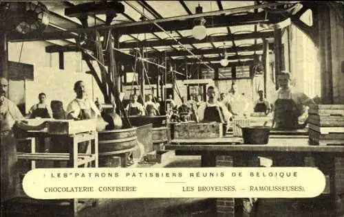 CPA Bruxelles Bruxelles, Chocolaterie Les Patrons Patissiers Réunis de Belgique