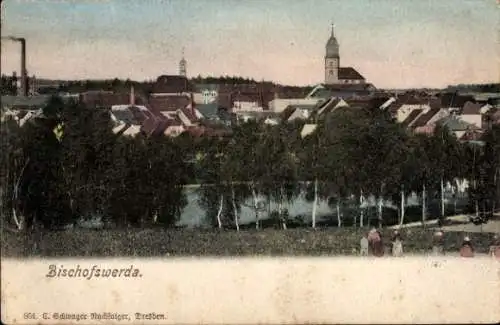 Ak Bischofswerda in Sachsen, Gesamtansicht
