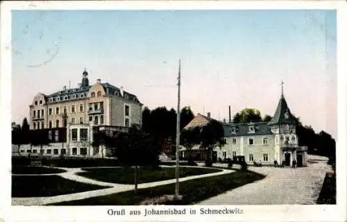 Ak Johannisbad Schmeckwitz Oberlausitz, Teilansicht