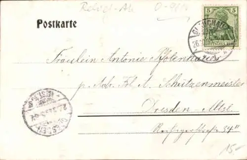 Ak Glauchau in Sachsen, Stadtbad