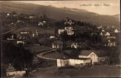 Ak Przesieka Hain Podgórzyn Giersdorf Riesengebirge Schlesien, Gesamtansicht