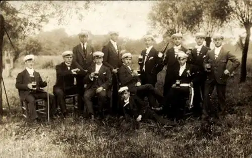 Studentika Foto Ak Göppingen, Studenten-Gruppenbild