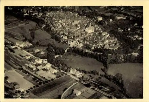 Ak Mellrichstadt in Unterfranken, Fliegeraufnahme
