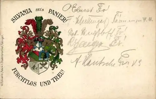 Studentika Ak Eisenach, Corps Silvania, Wappen, RSC