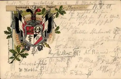 Studentika Ak Hannover, Corps Germania, Wappen, RSC