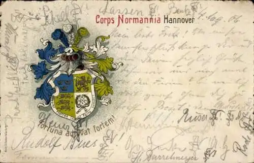 Studentika Ak Hannover, Corps Normannia, Wappen, RSC