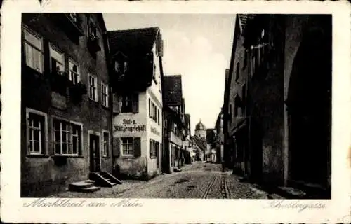 Ak Marktbreit in Unterfranken, Schustergasse