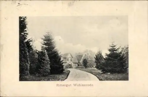Ak Wohlenrode Eldingen in Niedersachsen, Blick auf das Rittergut