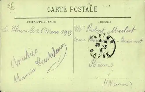 Ak Transatlantikdampfer France