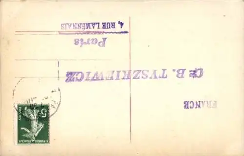 Ak Glückwunsch Neujahr, Mädchen auf Skiern