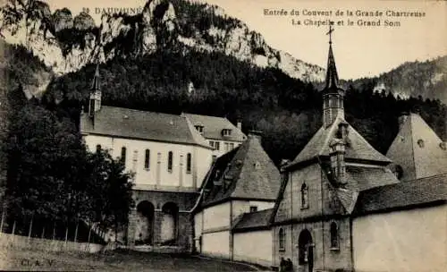 Ak Grande Chartreuse Isère, Eingang zum Kloster La Grande Chartreuse