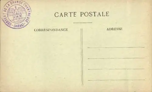 Ak Grande Chartreuse Isère, Eingang zum Kloster La Grande Chartreuse