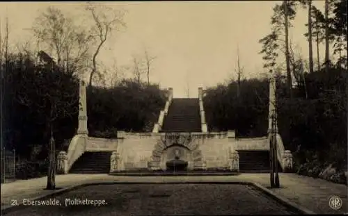 Ak Eberswalde in der Mark, Moltketreppe