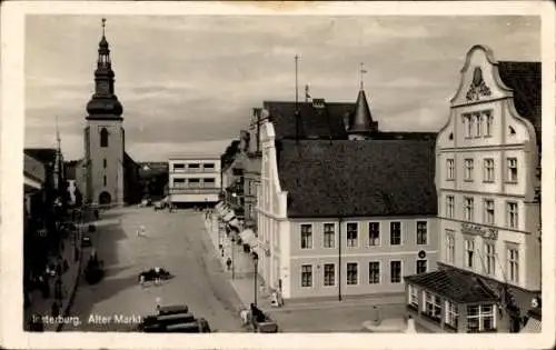 Ak Tschernjachowsk Insterburg Ostpreußen, Alter Markt, Hotel