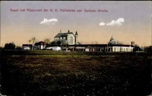 Ak Brielle Südholland, Kapelle, Monument, H. H. Martelaren, Gorkum-Brielle