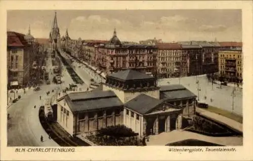 Ak Berlin Charlottenburg, Schöneberg, Wittenbergplatz, Tauentzienstraße