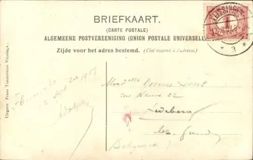 Ak Vlissingen Zeeland Niederlande, Nieuwendijk, Fischerboote