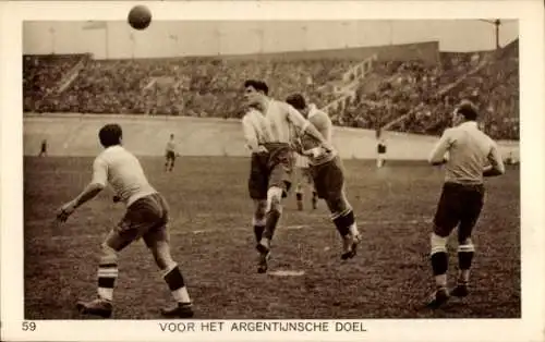 Ak Amsterdam, Olympische Spiele 1928, Fußball, Argentinien