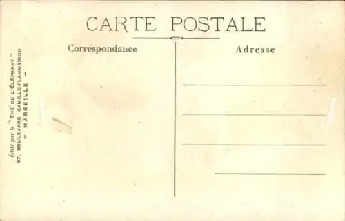 Künstler Ak Trohon, Werbung, The de l'Elephant