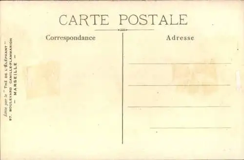 Künstler Ak Trohon, Werbung, Tee, The de l'Elephant