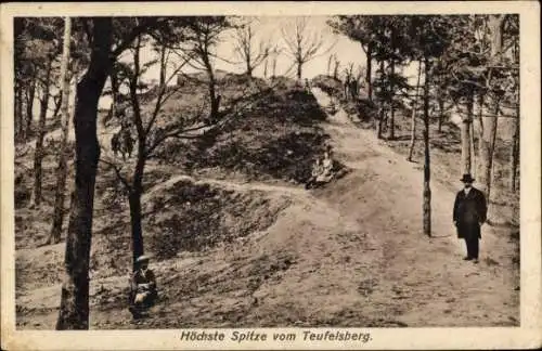 Ak Ubach over Worms Landgraaf Limburg Niederlande, Höchste Spitze vom Teufelsberg
