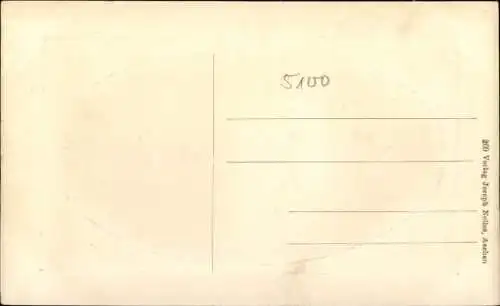 Präge Passepartout Ak Aachen, Hansemannplatz