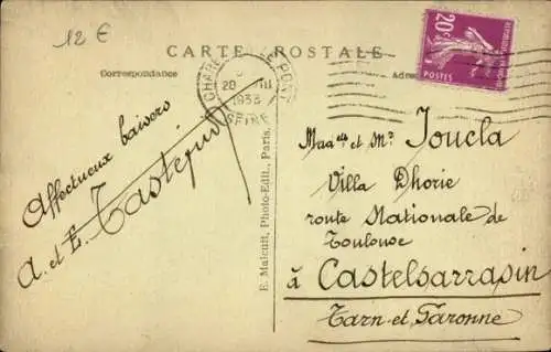 CPA Charenton Val de Marne, Rue des Ecoles