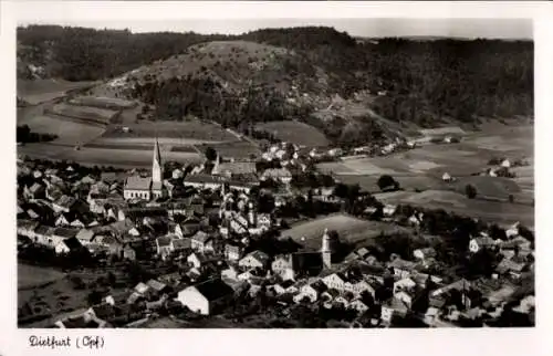 Ak Dietfurt an der Altmühl Oberpfalz, Fliegeraufnahme