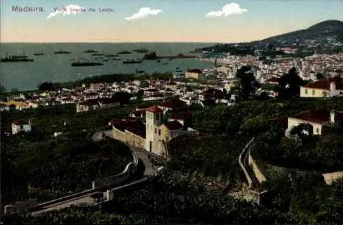 Ak Insel Madeira Portugal, Gesamtansicht