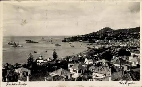 Ak Funchal Insel Madeira Portugal, Panorama