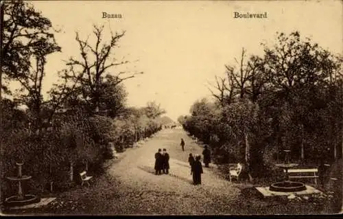 Ak Buzeu Buzău Busäu Rumänien, Boulevard