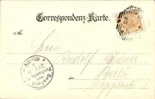 Litho Wien 1. Innere Stadt Österreich, Hofoper